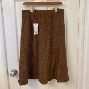 Uniqlo long wool skirt